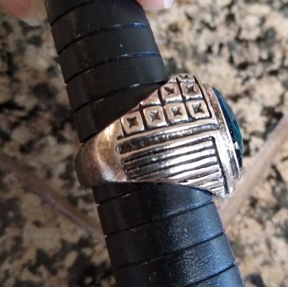 NWT LONDON BLUE TOPAZ MEN'S RING - Picture 6 of 7